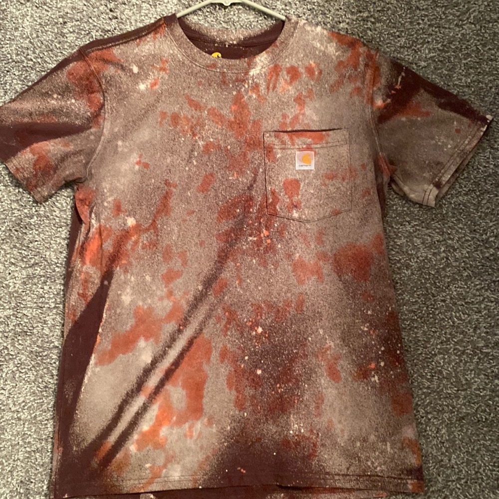 Bleached carhartt tee